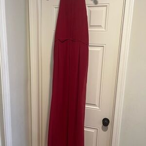 Elegant Red Evening Gown
